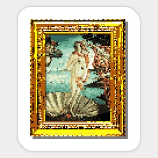 8-Bit The Birth of Venus Sticker